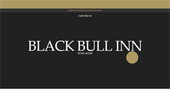 Desktop Screenshot of blackbullinn.co.uk